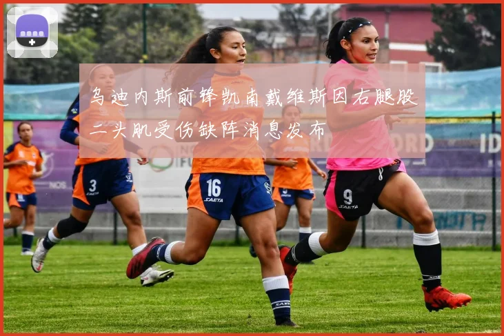 乌迪内斯前锋凯南戴维斯因右腿股二头肌受伤缺阵消息发布